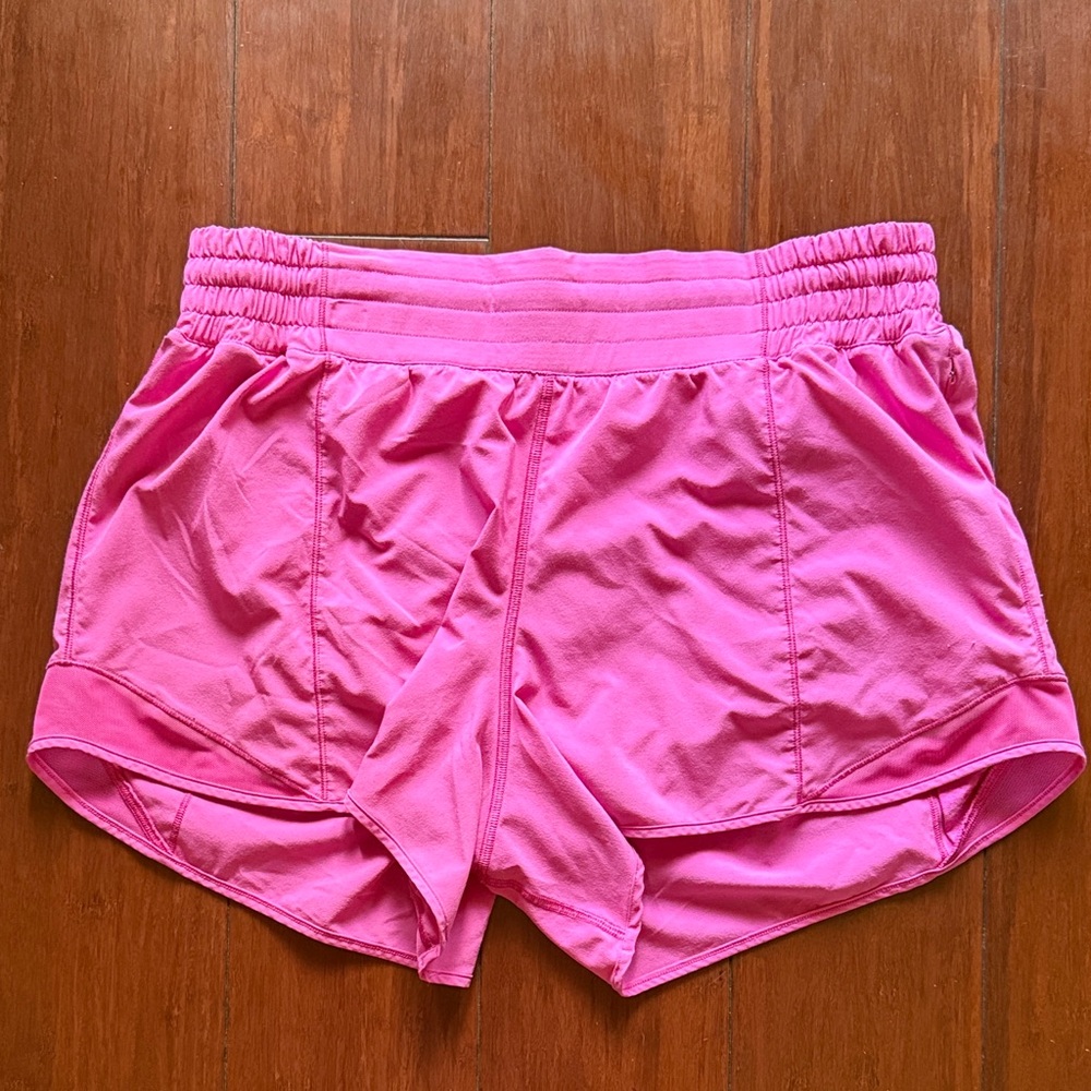 Lululemon Athletica Bright Pink Athletic Shorts